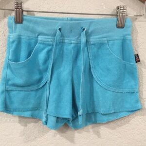 T2Love Girl Sz 8 Terry Cloth Pull On Shorts 100% Cotton Made in USA‎